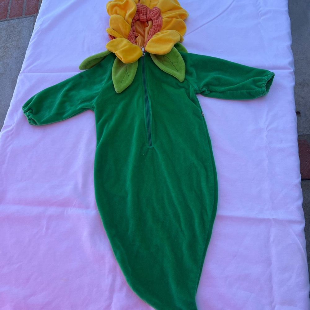 Sunflower Halloween costume newborn